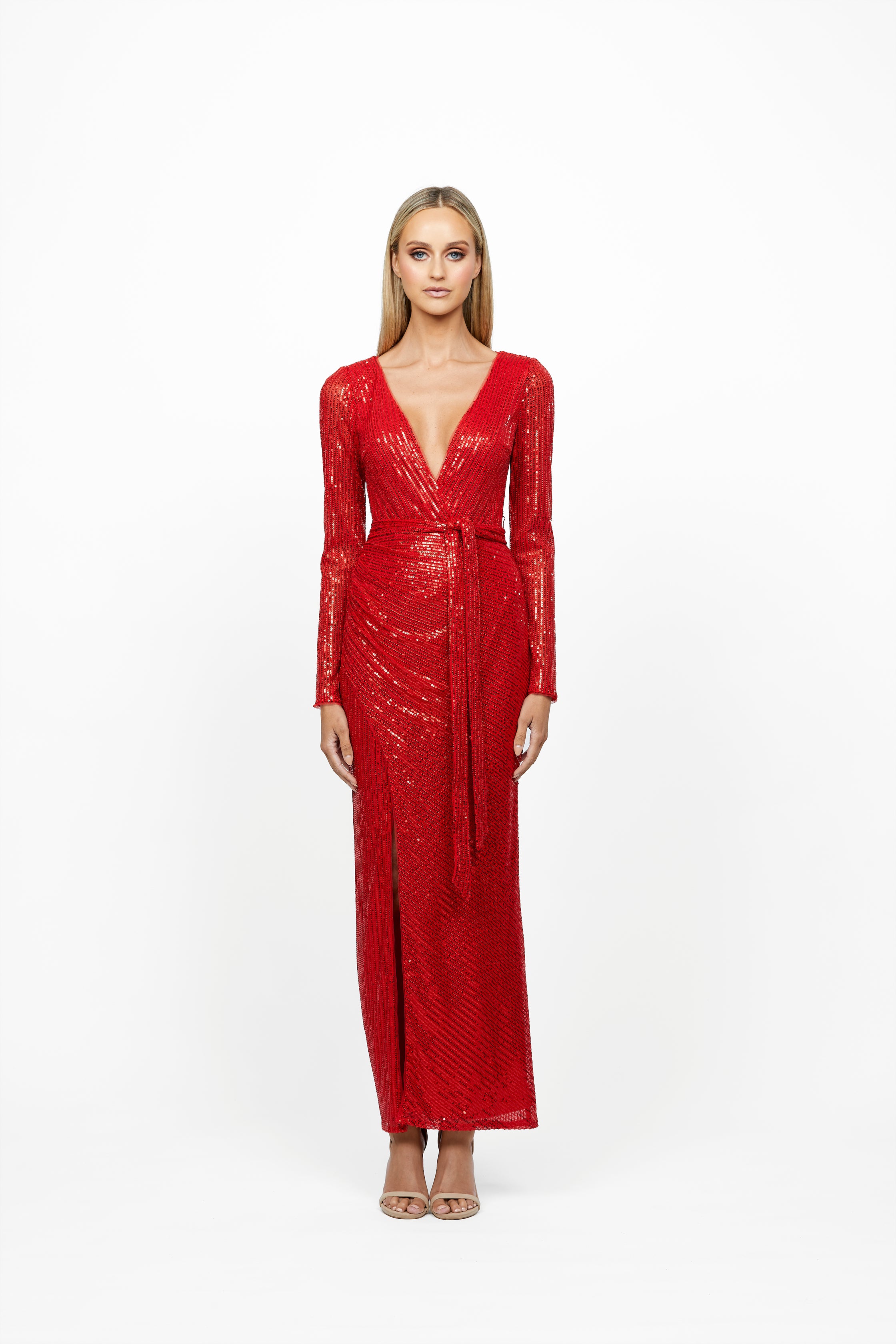 Zoila Women's Long Sleeve Maxi Dress - Elegant Flowy Boho Style for Casual Wear, Date Night & Special Occasions