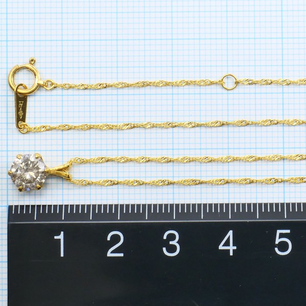 24K Yellow Gold Diamond Necklace for Women - Elegant & Luxurious Jewelry Gift for Anniversary, Wedding & Special Occasions
