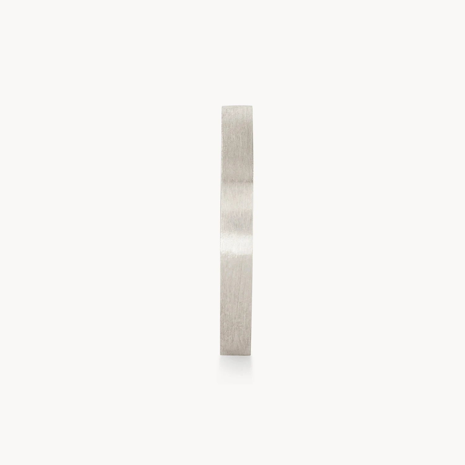 Everlast 14k White Gold Brushed Band Ring - Elegant & Durable Jewelry for Weddings, Anniversaries & Everyday Wear