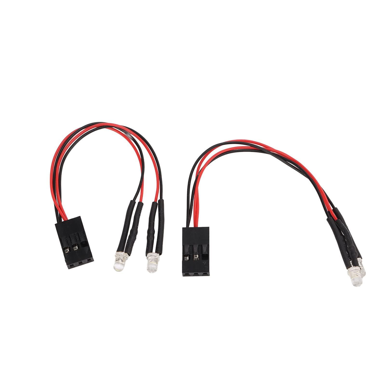2Pcs High Simulation RC Car LED Lights for Scx24, 1/24 & 1/18 Scale Remote Control Cars - Durable Car Lamp Accessories for Night Racing & Off-Road Adventures