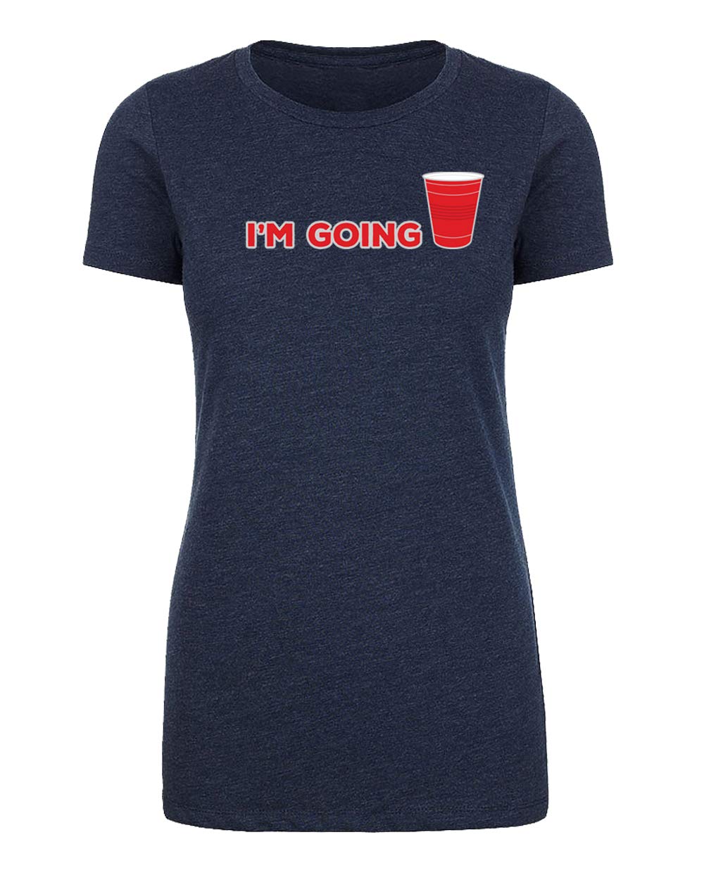 Funny 'I'm Going Solo' Graphic T-Shirt for Women - Cute Beer Lover Tee - Perfect for Girls Night Out, Bachelorette Parties & Casual Wear