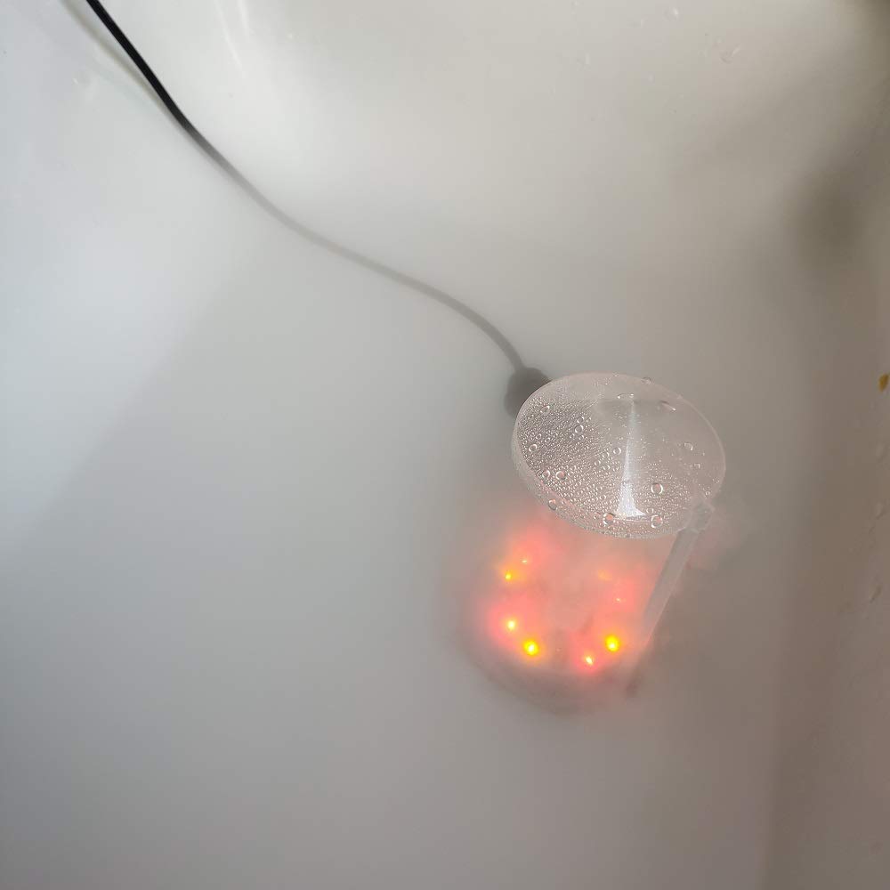 Halloween Witch LED Light with Ultrasonic Mist Maker - Indoor Halloween Decor, Mini Fogger for Home, Party, Pond & Fountain Mist Maker - Spooky Ambiance for Halloween Parties & Home Decor