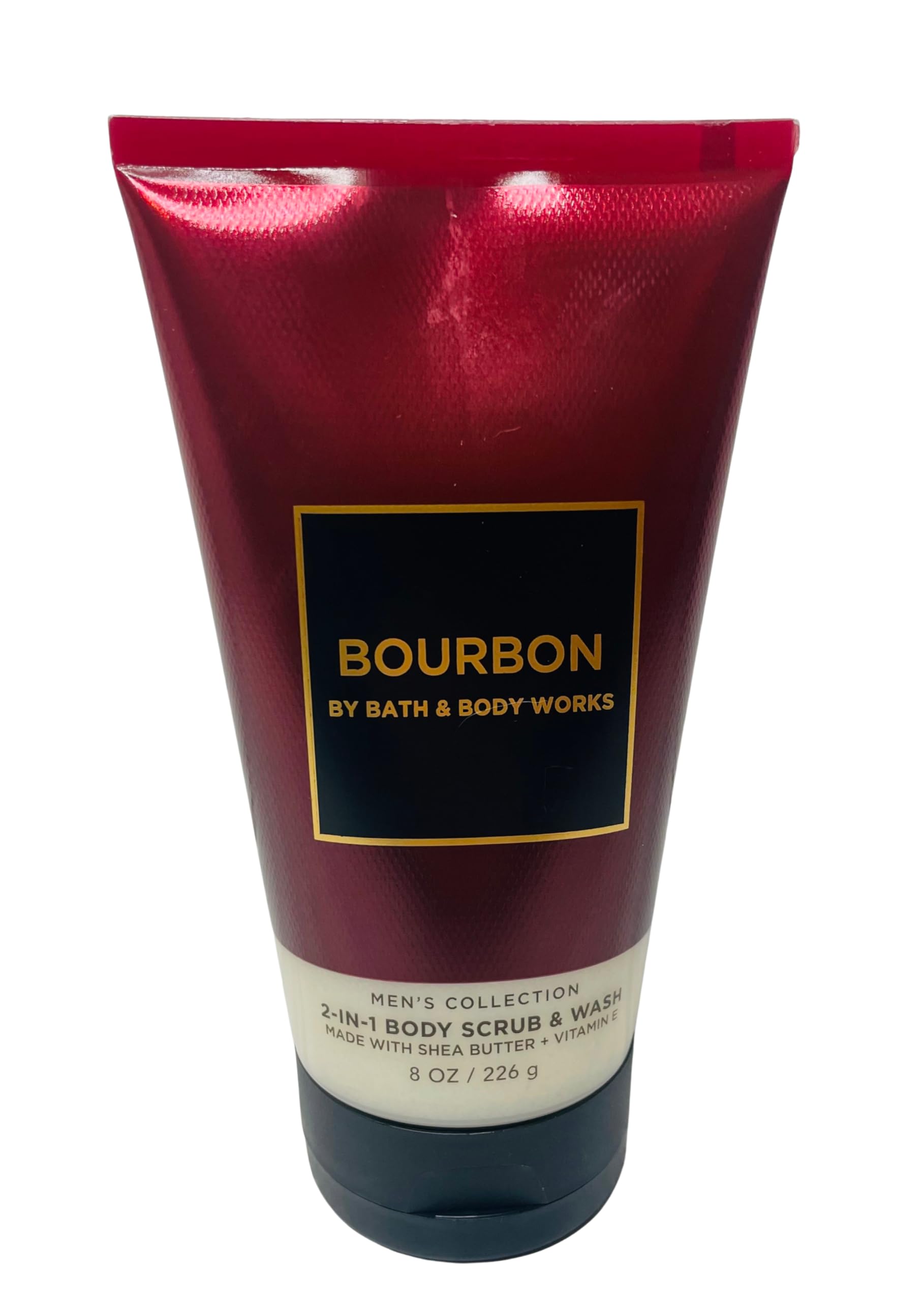 Bath and Body Works Men's Bourbon Body Scrub 8oz - Exfoliating & Moisturizing for Smooth Skin - Perfect for Shower, Spa & Self-Care Routine