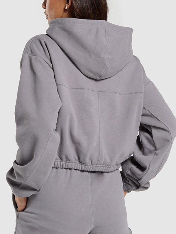 ZASUWA Women's Casual Zip Up Hoodie Jacket - Stylish & Comfortable for Everyday Wear, Outdoors & Lounge