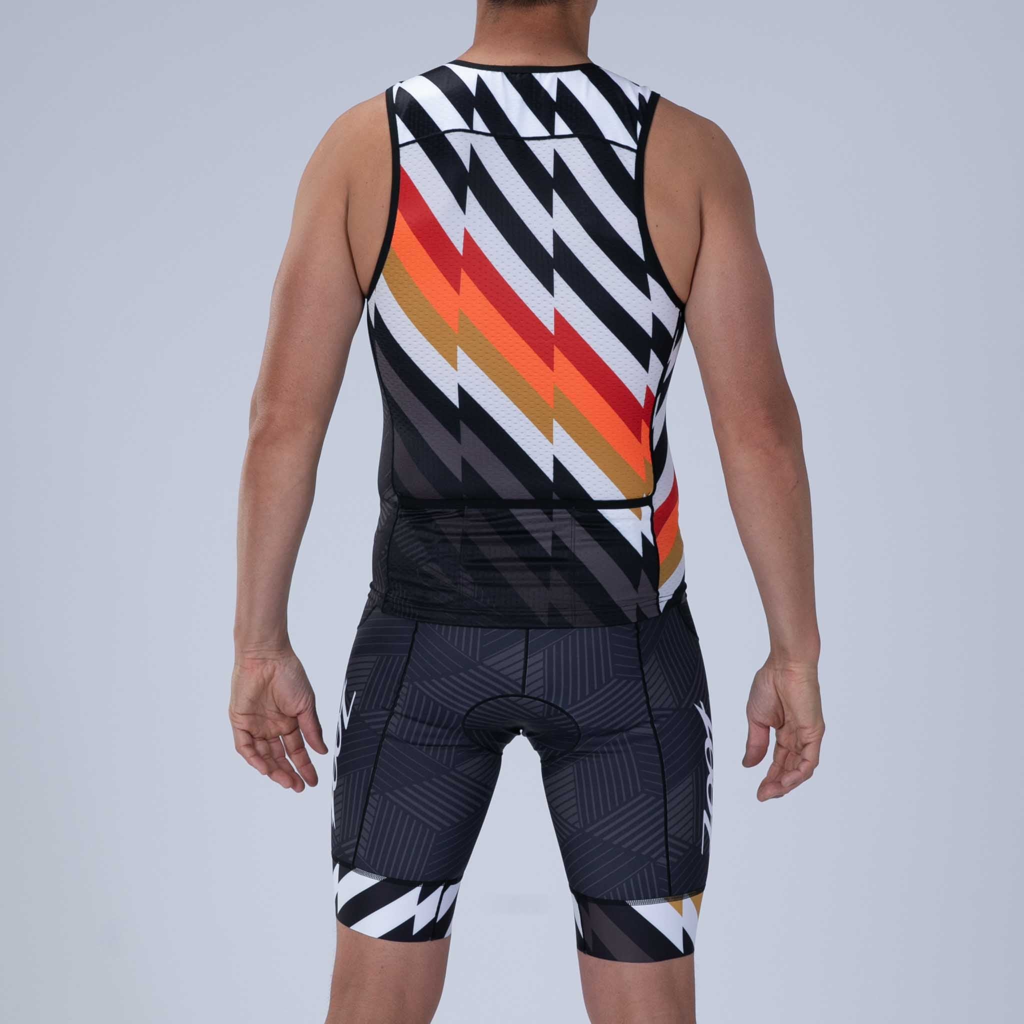 Next Level Men's Tri Tank Top - Breathable & Comfortable Workout Shirt for Running, Gym & Active Lifestyle