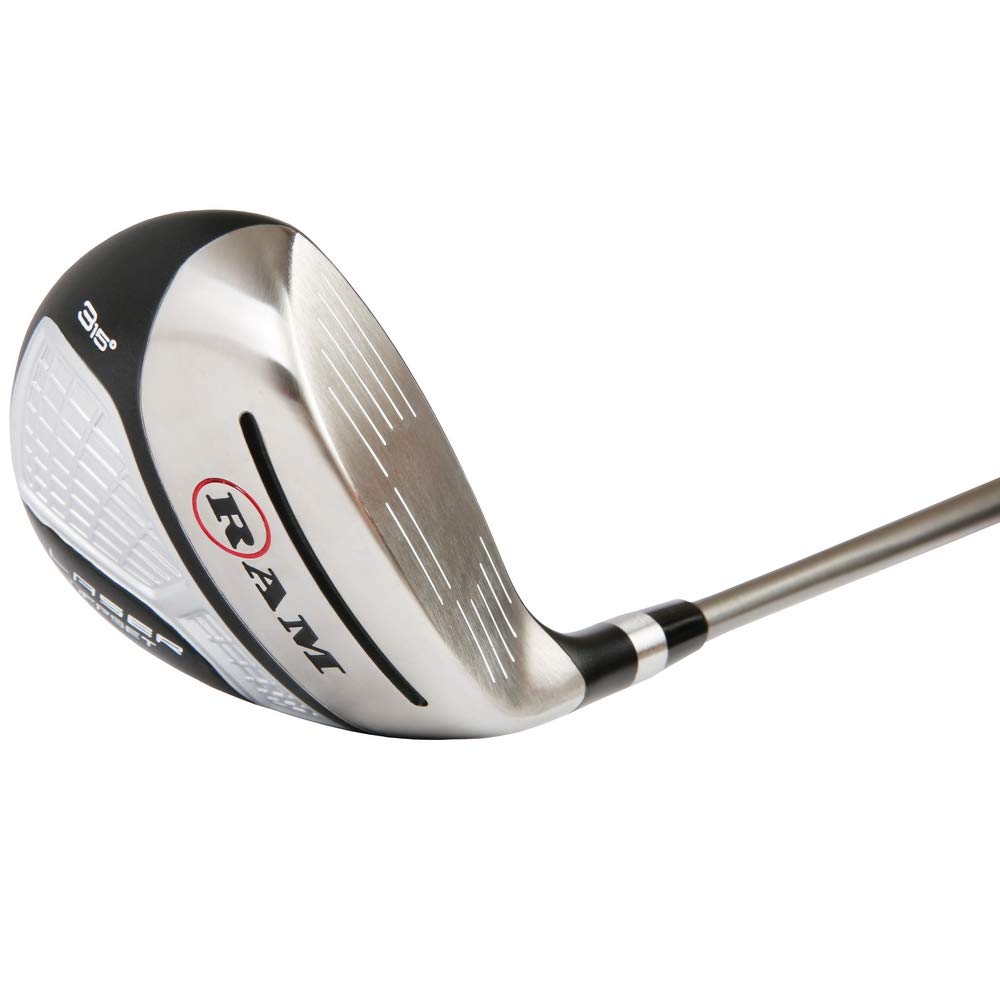 Ram Golf Laser Anti-Slice Offset Fairway Wood for Men (Right Hand) - Perfect for Improving Accuracy and Distance on the Course