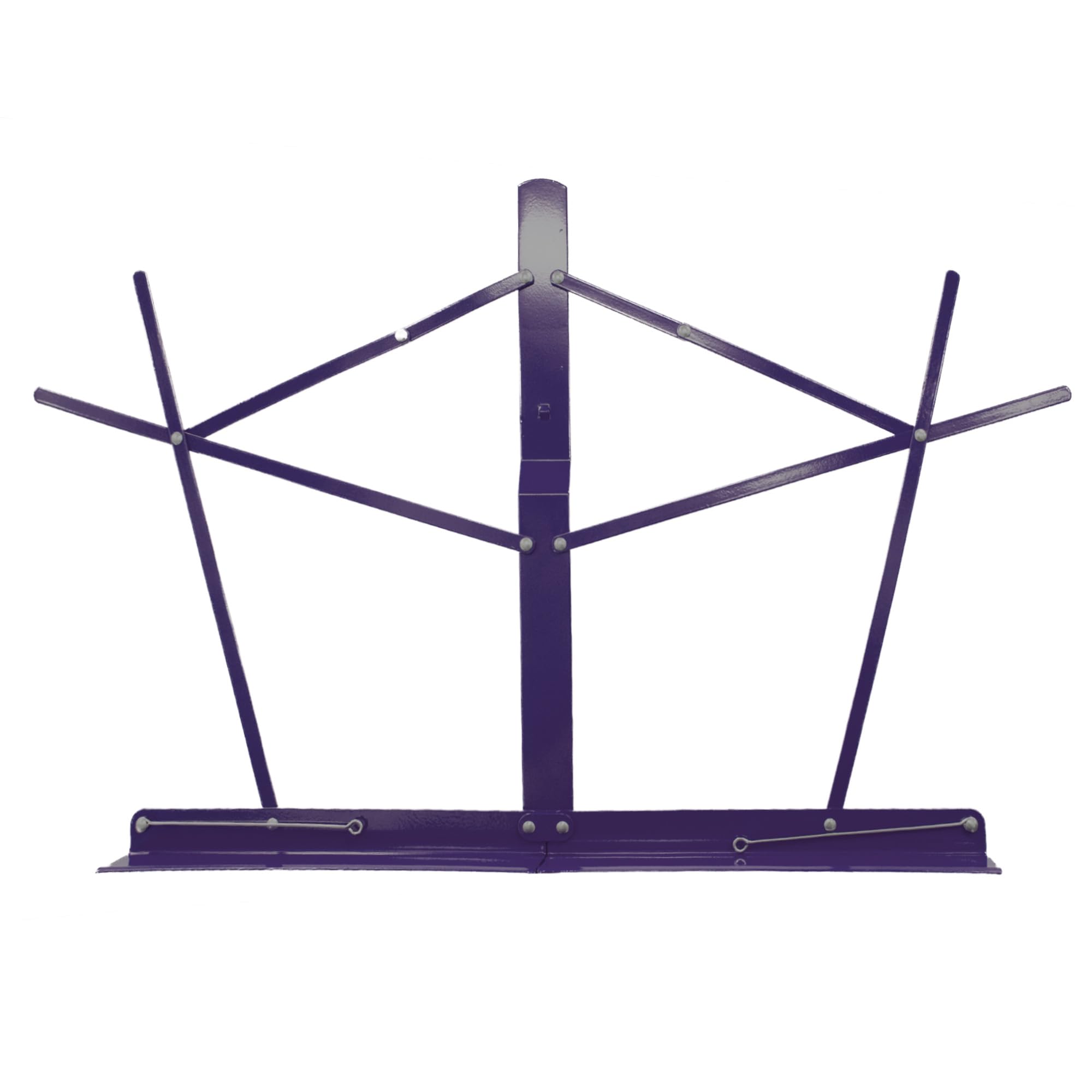 Purple Adjustable & Foldable Wire Music Stand with Carrying Bag - Portable Sheet Holder for 8.5