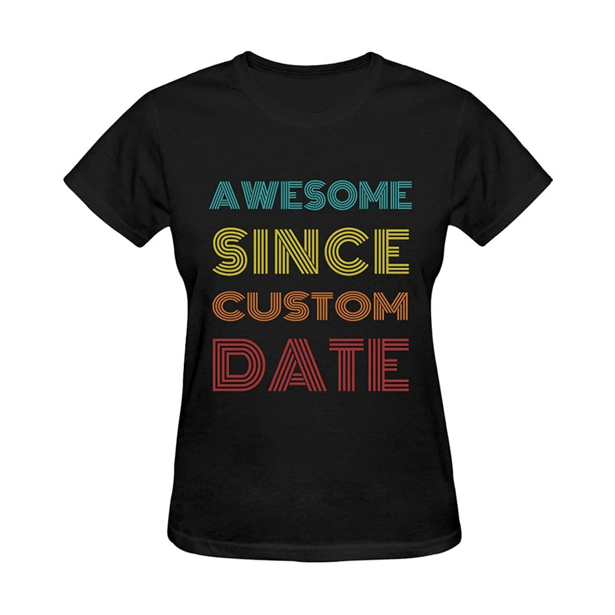 Custom Date T-Shirt - Personalized Birthday Gift with One-Side Printing | Perfect for Anniversaries, Milestone Celebrations & Special Occasions