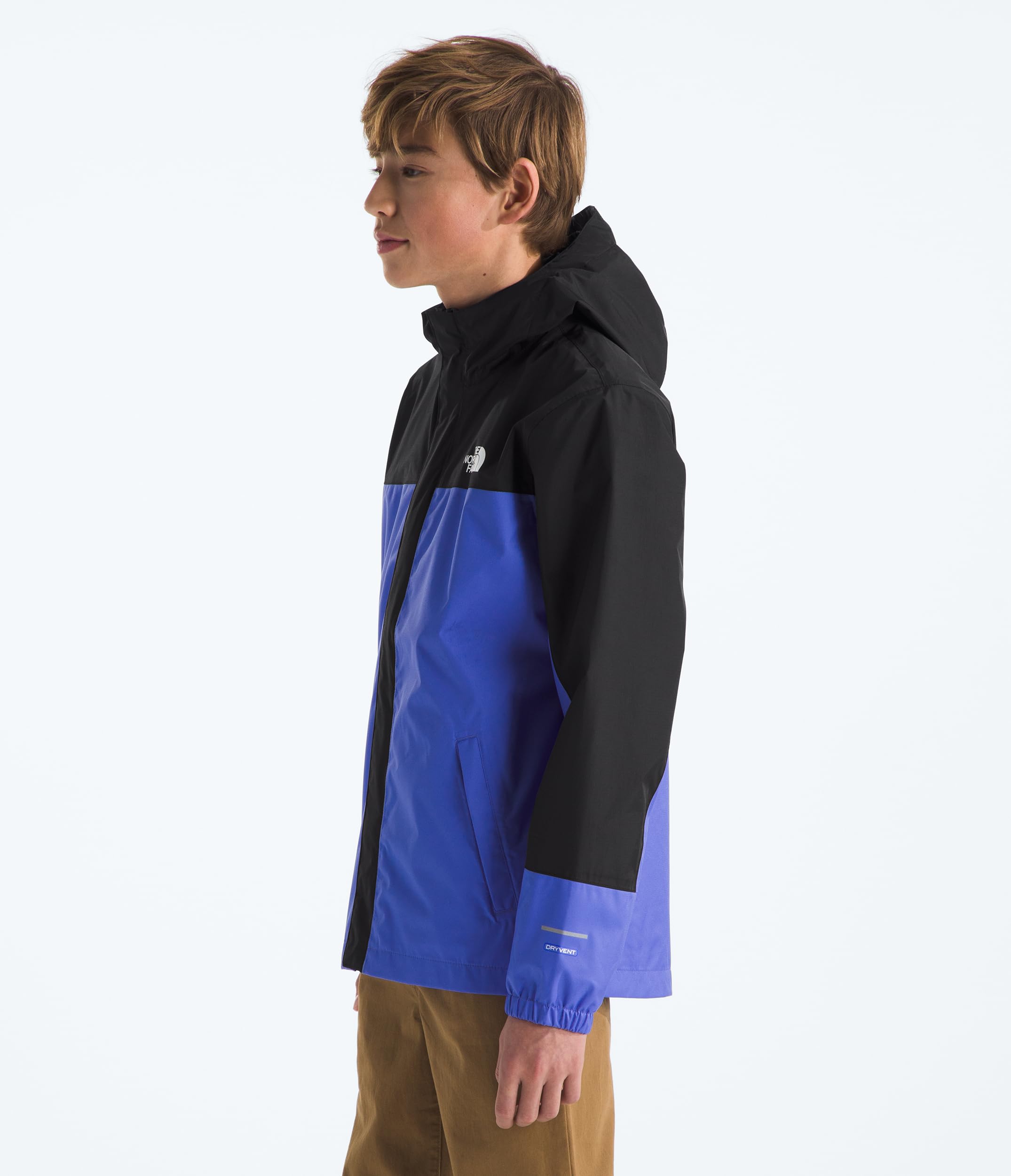 The North Face Boys' Antora Waterproof Rain Jacket for Kids - Lightweight Hiking & Outdoor Jacket for Little & Big Kids - Perfect for School, Camping & Rainy Day Adventures