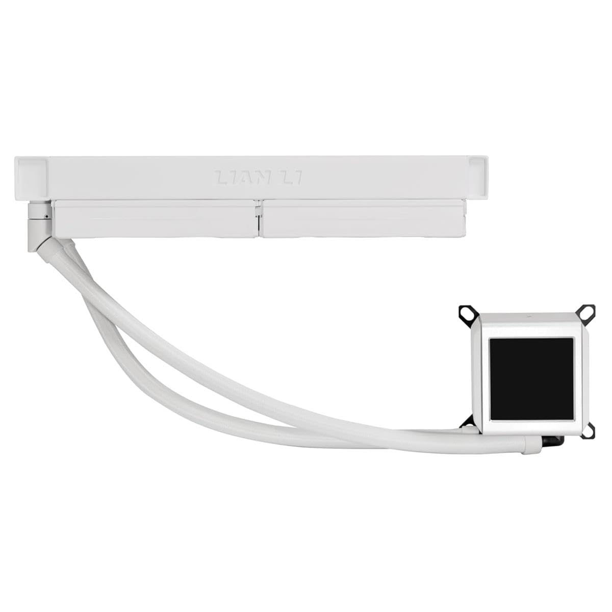 Lian-Li Galahad II LCD 280mm ARGB CPU Liquid Cooler - White | High-Performance Cooling for Gaming PCs & Workstations | Perfect for Overclocking & Silent Operation