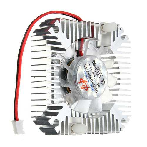 12V DC LED Light Cooling Fan with Heat Sink for 5W/10W High Power LEDs - Perfect for Home, Office, and Workshop Lighting Projects