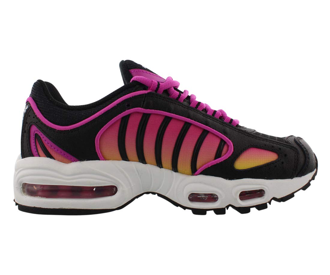 Nike Air Max Tailwind IV Women's Running Shoes - Size 7 (Black/White/Fire Pink) | Lightweight Cushioned Sneakers for Jogging, Gym & Everyday Wear