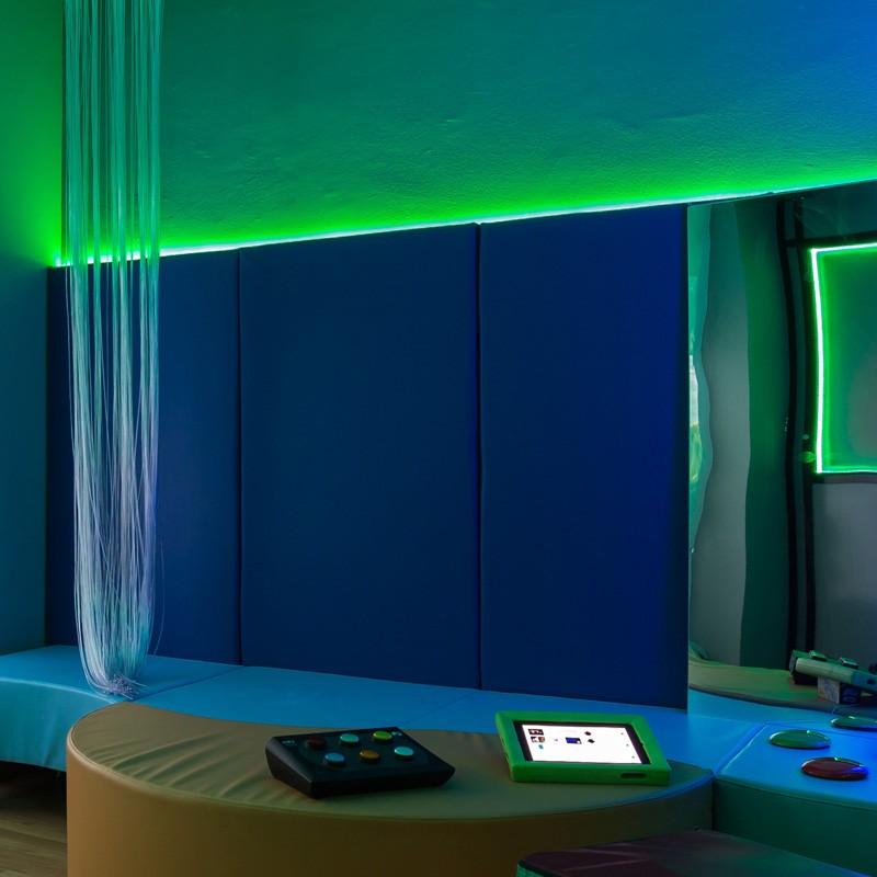 Luminea 5m LED Strip Lights for Back Panel - Dimmable RGB Color Changing Tape Lights with Remote - Perfect for Home Theater, Bedroom, Kitchen, and DIY Decor