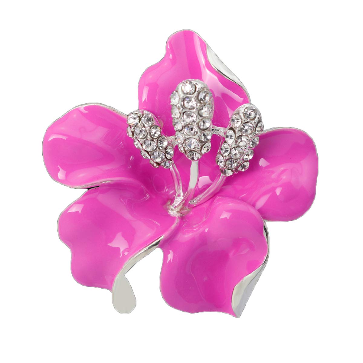 Seven Wolves Rhinestone Brooch Pin for Women - Wedding & Banquet Accessory