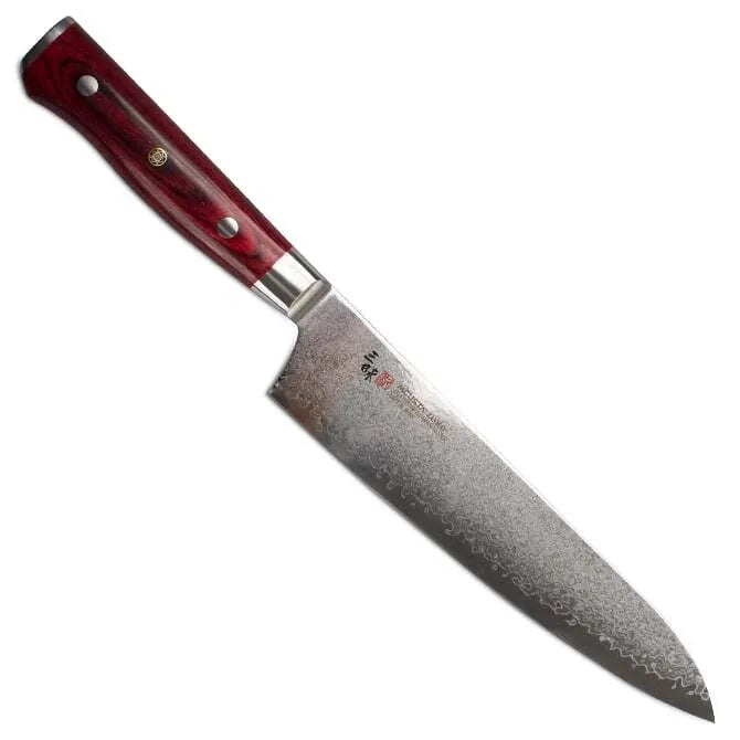 Premium Zanmai Damascus Flame Gyuto Chef Knife - 8
