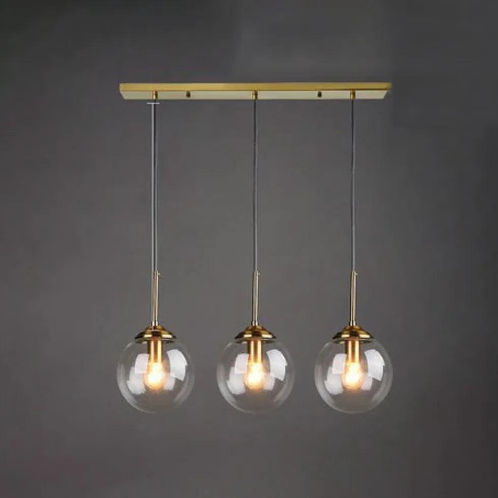 Modern Semi-Transparent Glass Single Bulb Minimalist Pendant Light - Perfect for Kitchen Island, Dining Room, or Bedroom Lighting