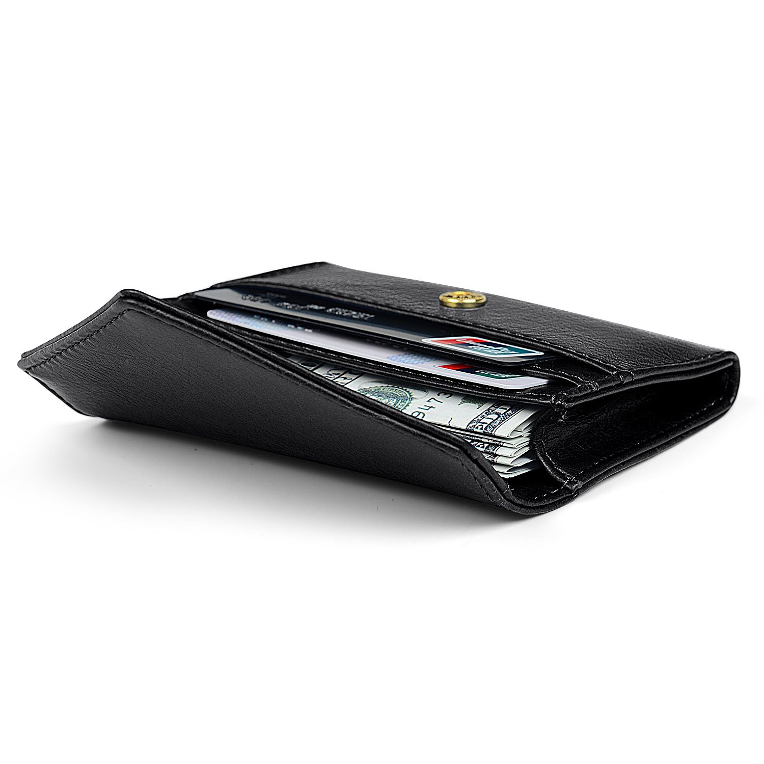 XEYOU Slim RFID Blocking Women's Wallet - Credit Card Holder & ID Case for Front Pocket - Perfect for Travel, Work, and Everyday Use (Ladies)