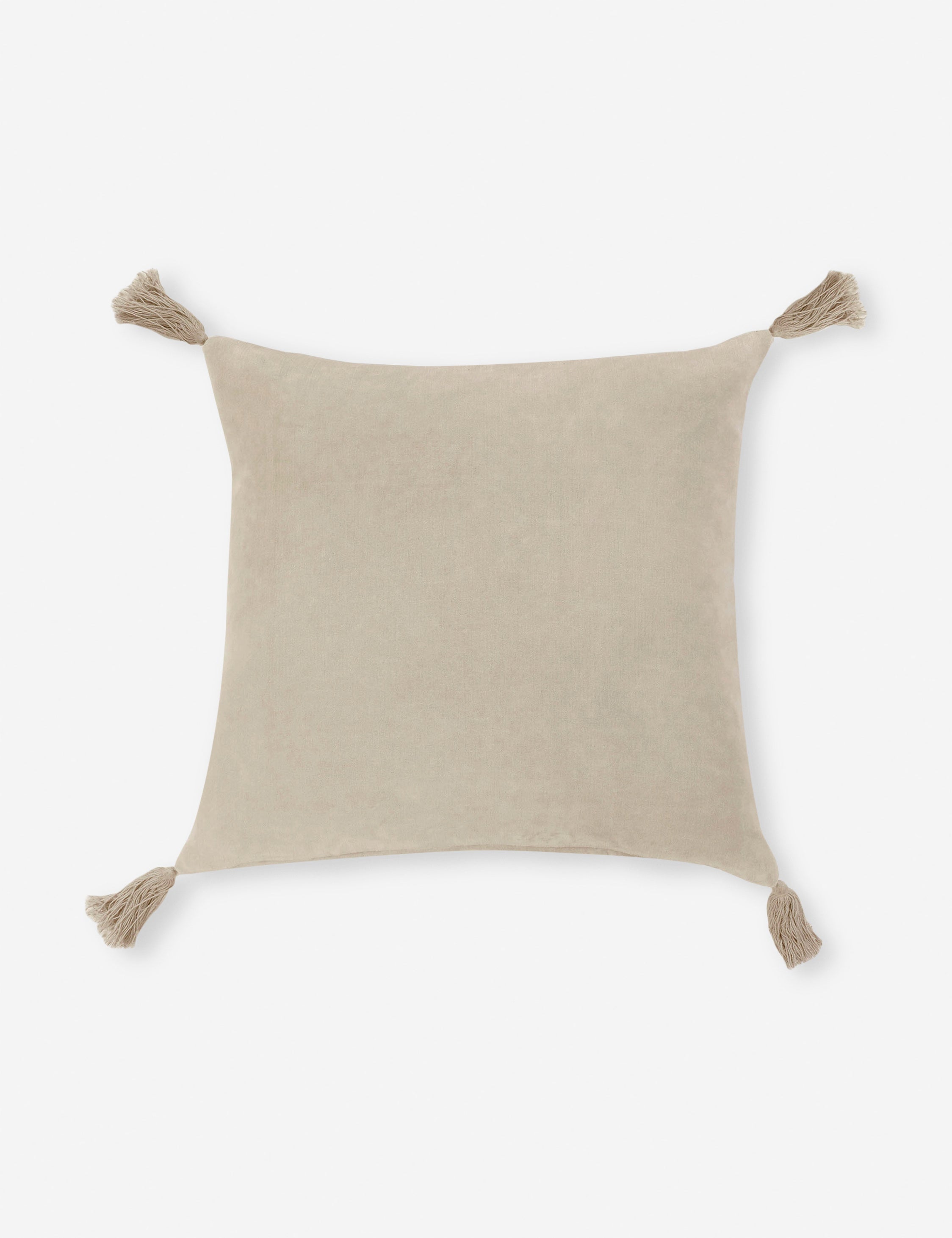 Luxury Bianca Velvet Throw Pillow Covers - Soft Decorative Cushion for Sofa, Bed & Home Decor - Elegant Living Room & Bedroom Accent Pillow by Pom Pom at Home