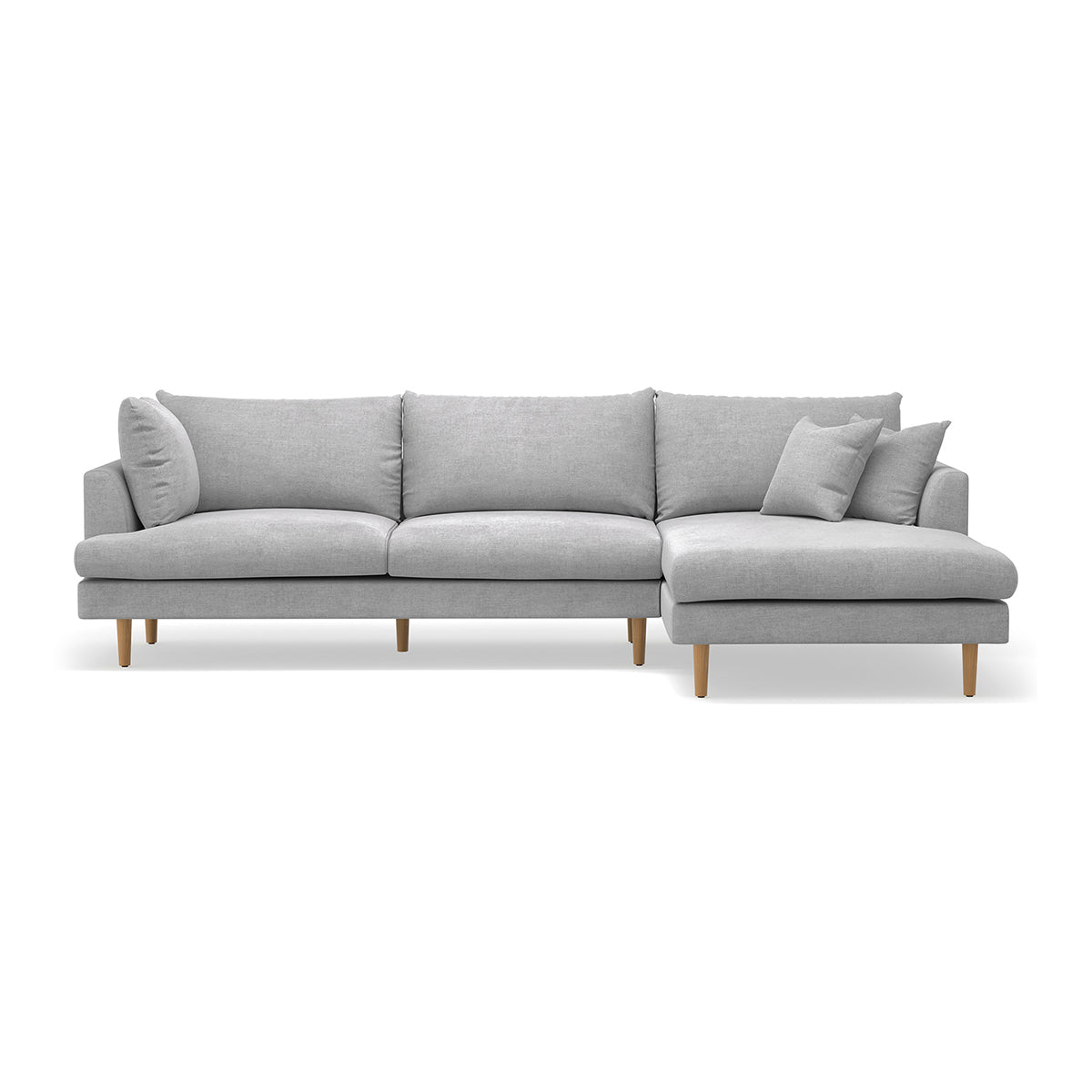 Byron Fabric Modular Sofa with Right Hand Chaise - Modern Sectional Couch for Living Room, Lounge & Family Room - Comfortable & Stylish Home Furniture