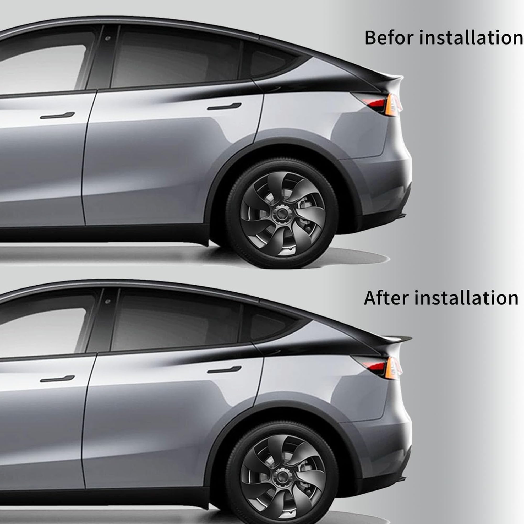 Original Tesla Model 3 Rear Spoiler Wing (2016-2023) - Glossy Black Performance Lip Accessories | Enhance Style & Aerodynamics for Your Electric Vehicle