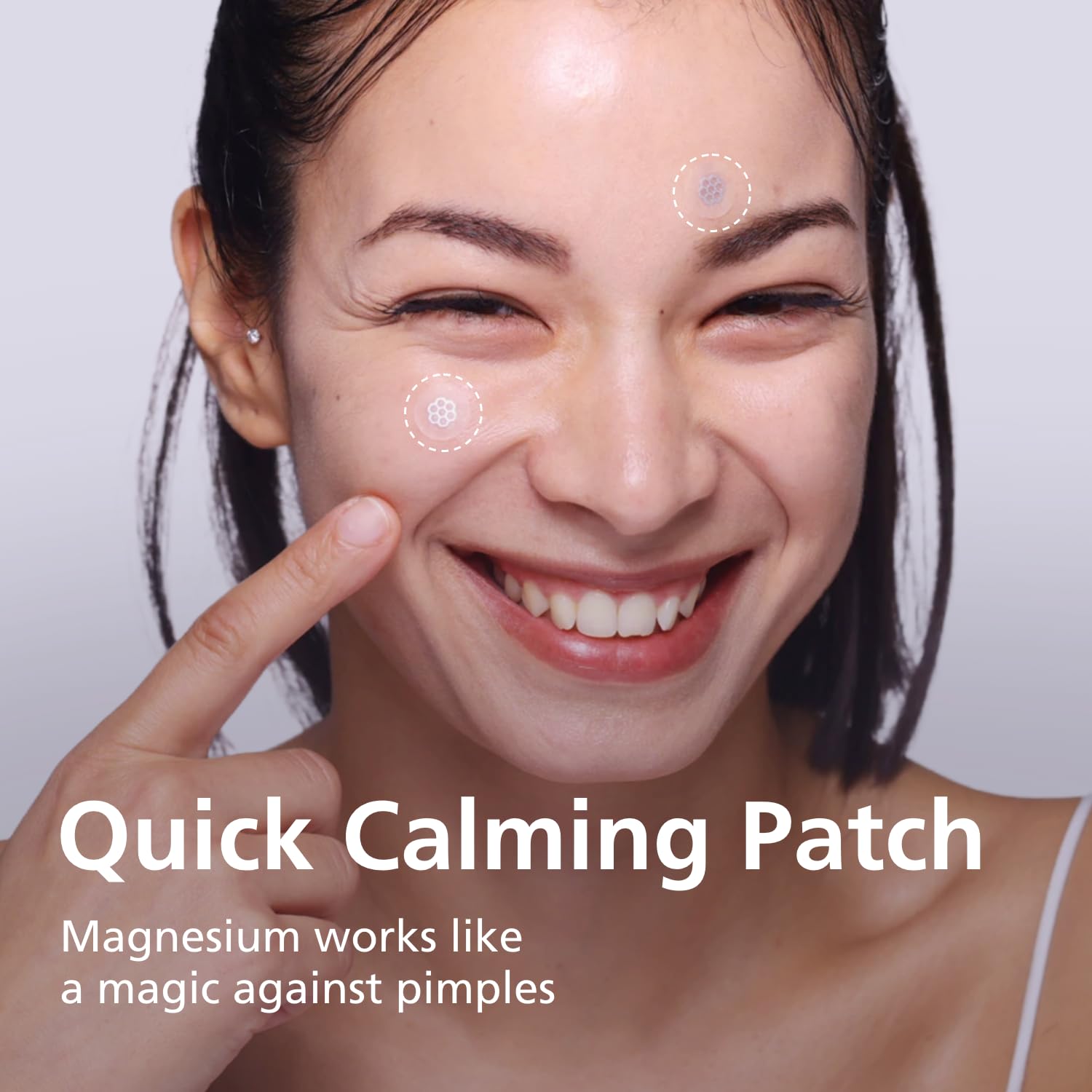 EasyDerm Quick Calming Magnesium Hydrocolloid Acne Patches - 10 Count Blemish Spot Treatment with Tweezers & Ampoule | TikTok Viral Zit Stickers by Daewoong Pharmaceutical | Perfect for Overnight Acne Relief & On-the-Go Skincare