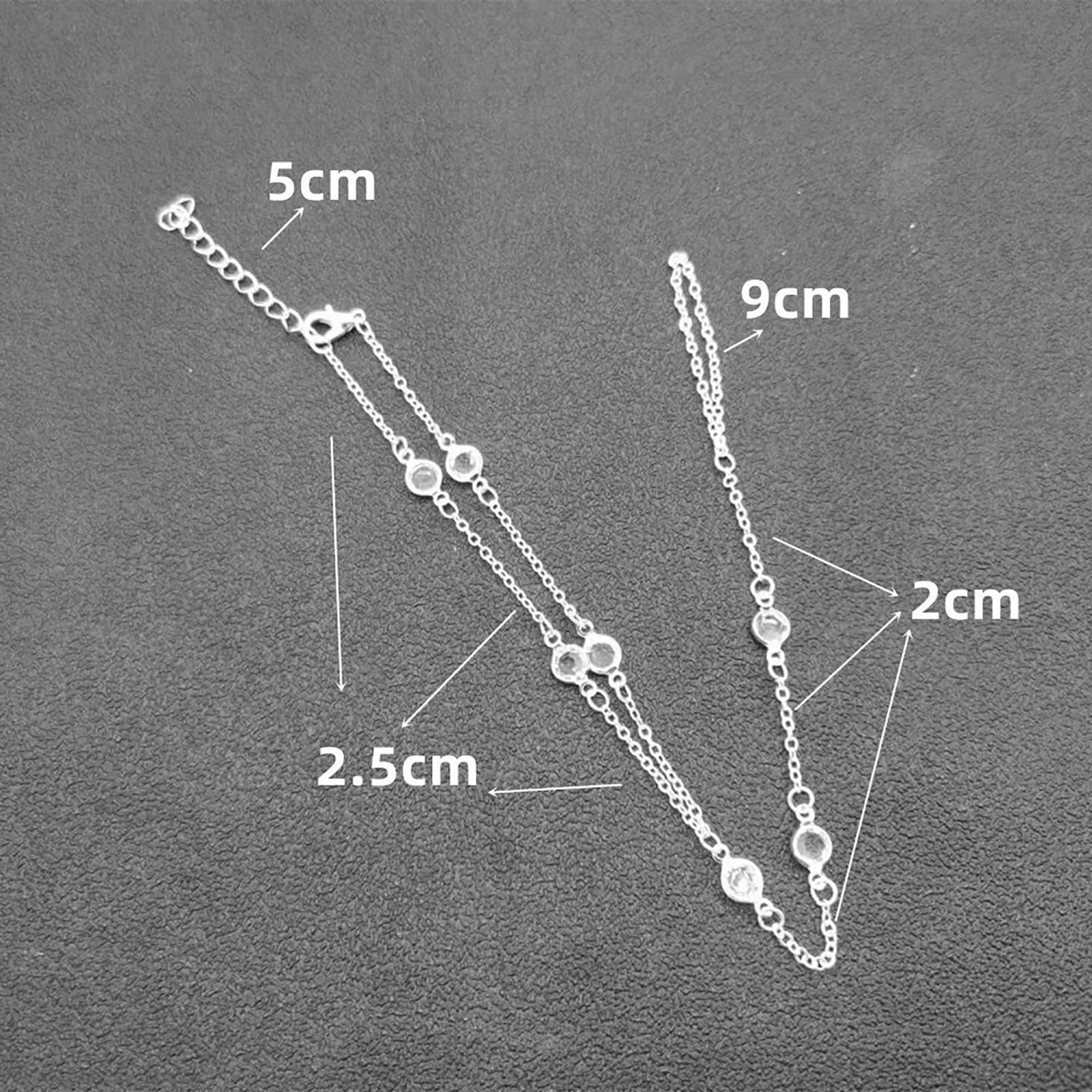 Elegant Beaded Anklet Bracelet - Dainty Chain Jewelry with Delicate Beads for Women | Perfect for Beach, Summer & Boho Fashion