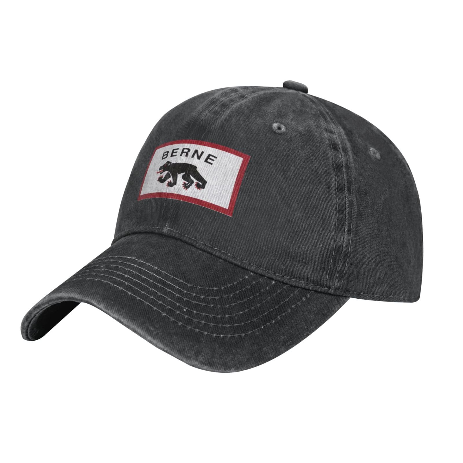 City of Berne Flag Baseball Cap - Adjustable Cotton Trucker Hat for Men & Women | Dad Hat for Outdoor Activities, Sports & Casual Wear