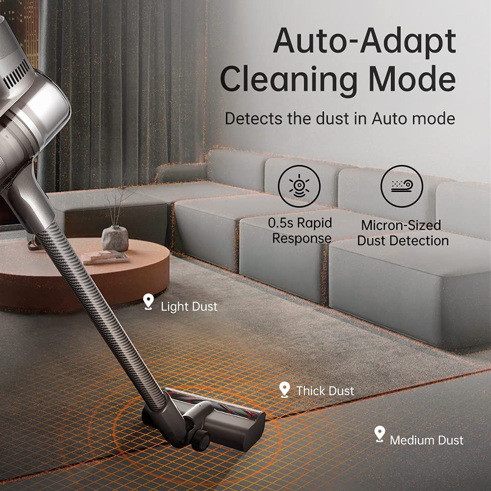 Dreame T30 Cordless Stick Vacuum Cleaner - Powerful 150AW Suction, 60 Mins Runtime, Lightweight for Hardwood Floors & Carpets - Perfect for Pet Hair, Home Cleaning & Quick Pickup