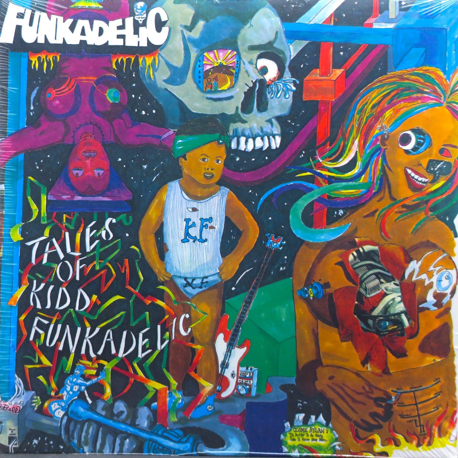 FUNKADELIC 'Tales Of Kidd Funkadelic' Vinyl Record LP - Classic Funk Music Album for Collectors & Music Lovers - Perfect for Home Listening, DJ Sets & Vintage Music Collections