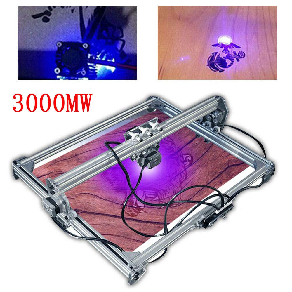 LOYALHEARTDY 3000MW Laser Engraving Machine, 65x50cm DIY Desktop Laser Cutter and Engraver for Wood, Metal, Acrylic - Perfect for Home DIY Projects, Craft Making, and Small Business Use