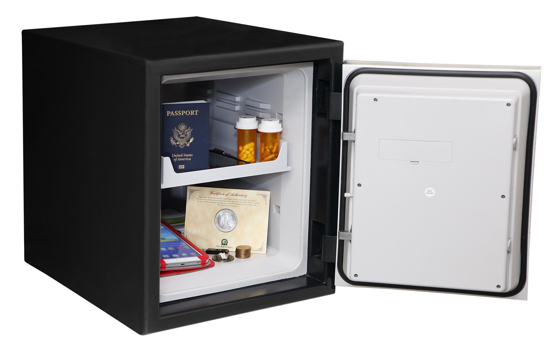 Honeywell 2605 Waterproof & Fireproof Safe Box - 2-Hour Fire Protection, Digital Keypad, Secure Document Storage for Home & Office Use