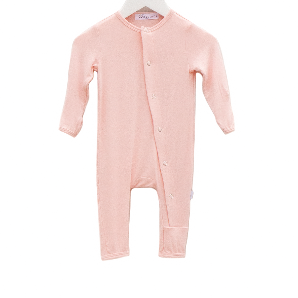 Barely Pink One Piece Snap Bodysuit - Soft & Comfortable Baby Romper for Newborns & Infants | Perfect for Everyday Wear, Playtime & Photo Shoots