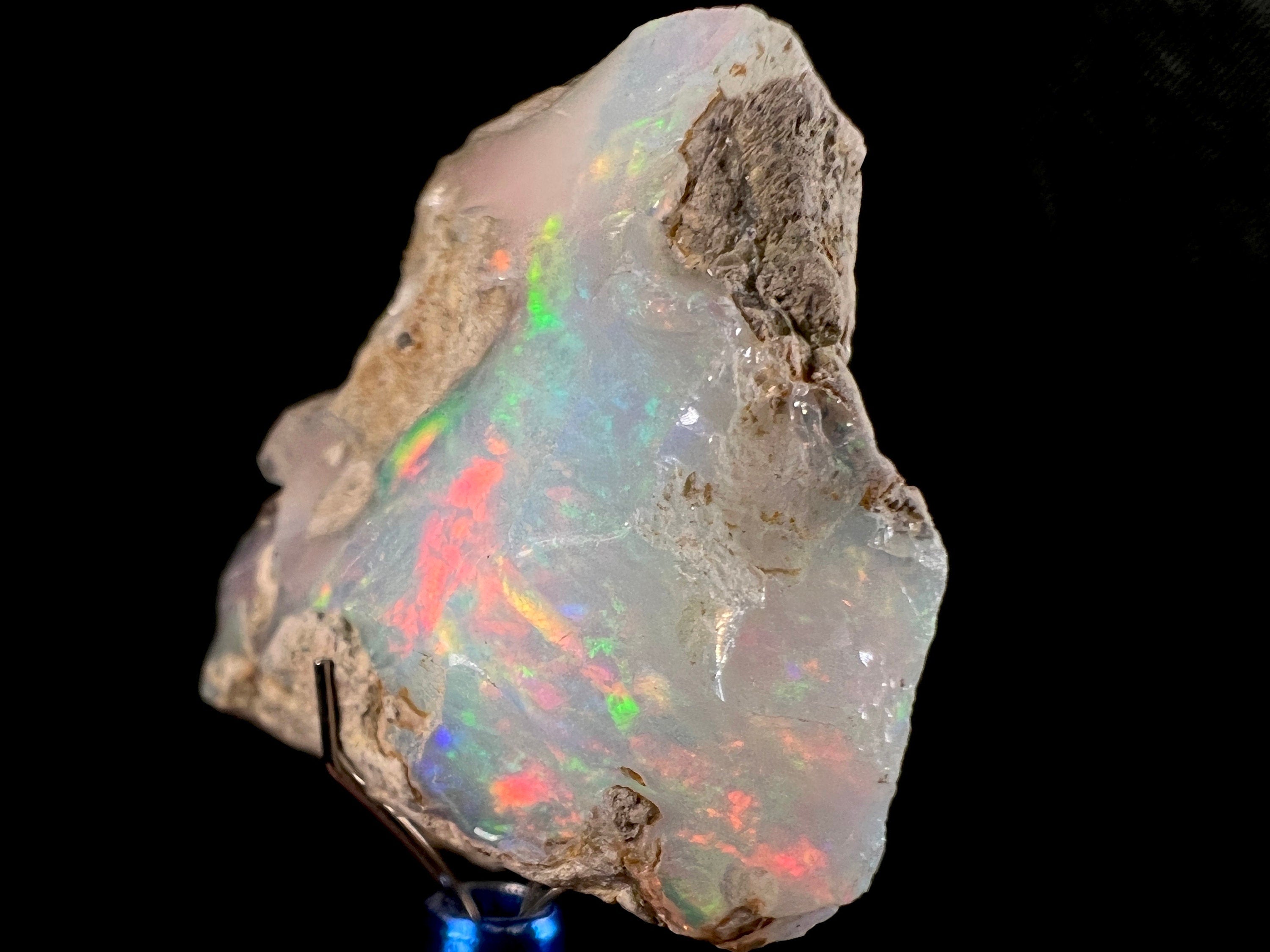 Premium 4A Welo Opal Raw Crystal - Certified Cutting Grade Opal Gemstone for Jewelry Making (50615) - Perfect for Rings, Pendants & Handcrafted Jewelry Designs