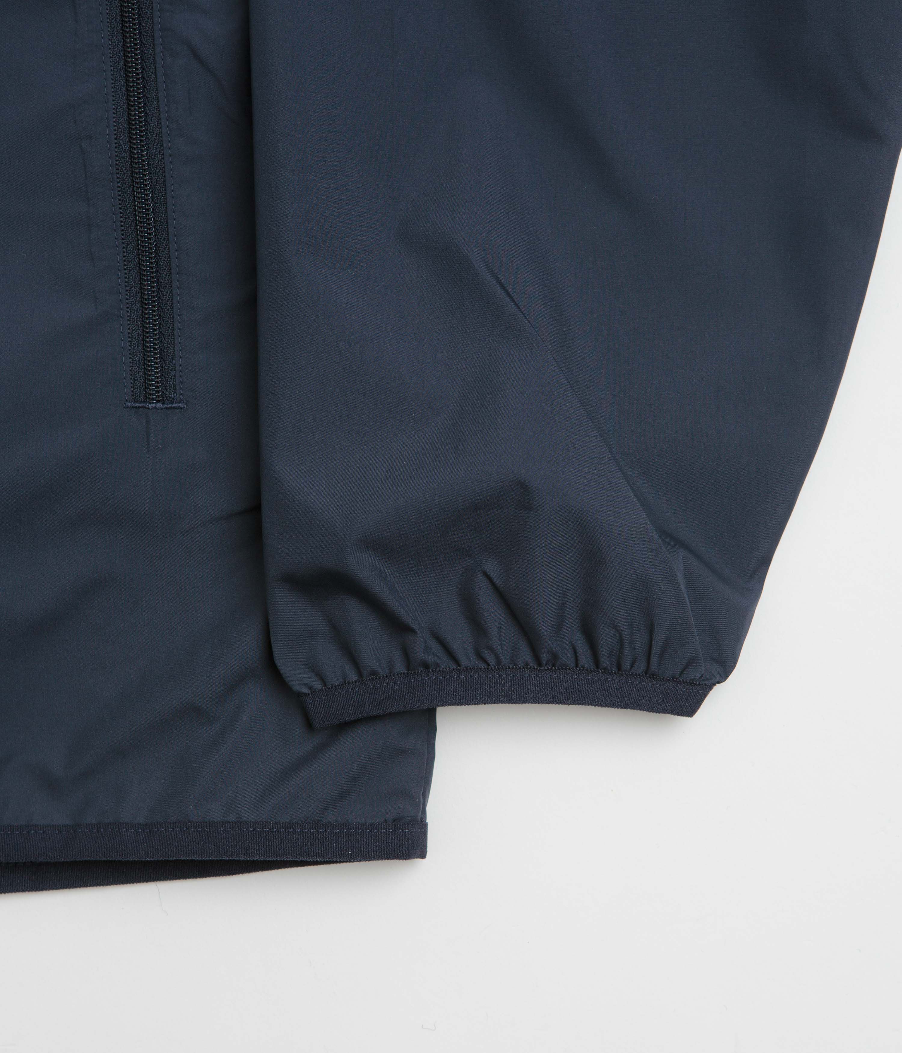 Adidas Skateboarding Windbreaker Jacket - Lightweight Water-Resistant Hooded Windbreaker for Men (Legend Ink/White) - Perfect for Skateboarding, Running & Outdoor Activities