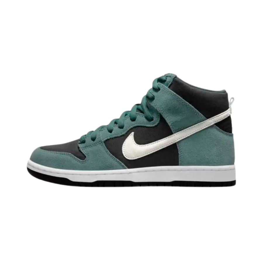 Nike SB Dunk High Pro Sneakers - Mineral Slate Suede with Sail & Black White Accents | Skateboarding, Streetwear & Casual Wear for Men & Women