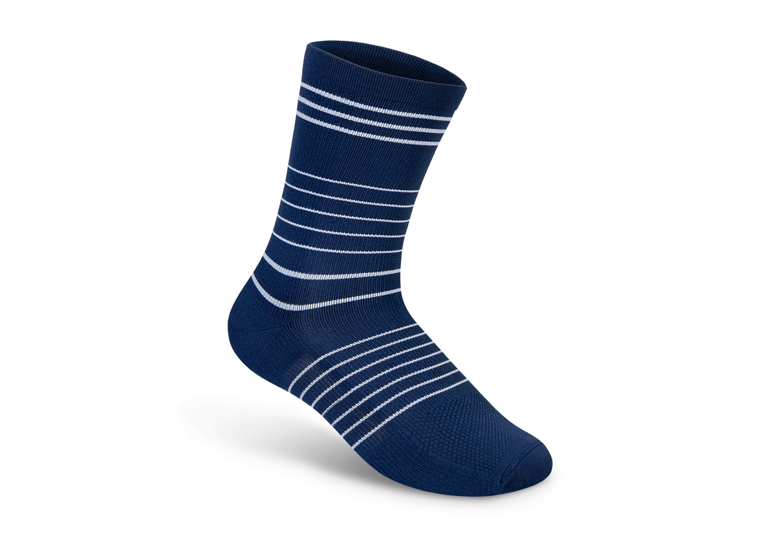 18-25 mmHg Mid Calf Compression Socks for Women & Men - Navy Blue - Improve Circulation & Reduce Swelling - Perfect for Running, Travel & Nurses