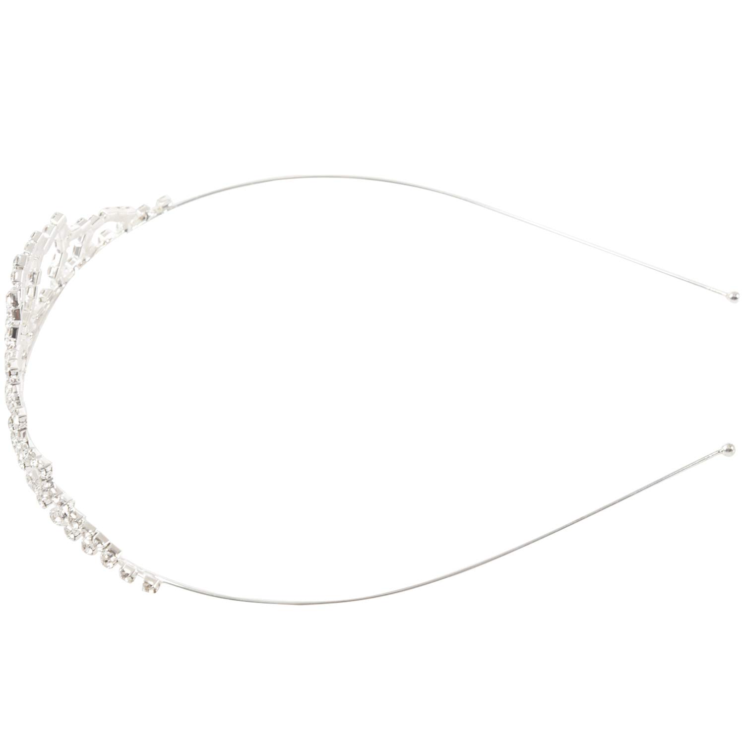 Sparkling Rhinestone Headband for Women - Elegant Wedding Crown Tiara Hair Accessory for Brides, Prom, Pageants & Special Occasions