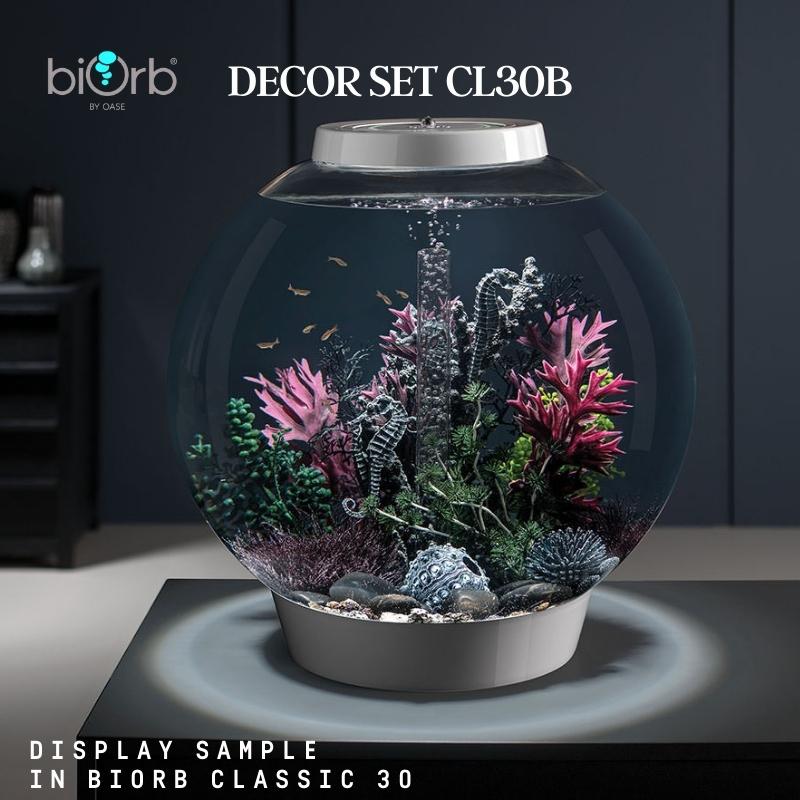 biOrb CL30B Aquarium Decoration Set for Classic 30 Gallon Fish Tank - Perfect for Home, Office & Classroom Aquatic Displays