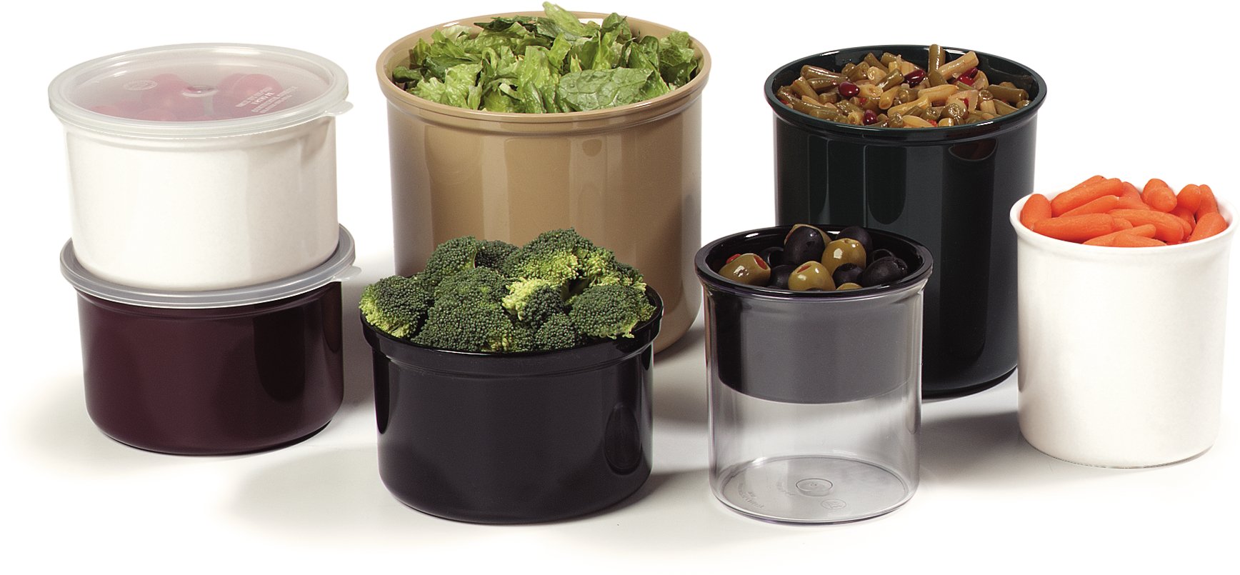 Carlisle 1.2 Quart Black Plastic Food Storage Containers with Lids - 12 Pack for Kitchen, Restaurant & Home Use - Ideal for Meal Prep, Leftovers & Bulk Food Storage
