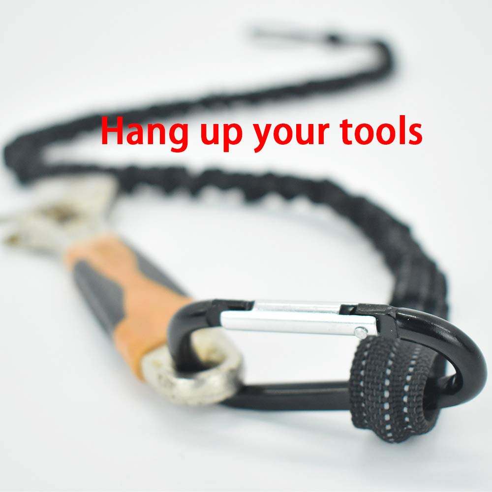 Tool Lanyard for Safety - 1 Pack Fall Protection Equipment for Construction & Roofing Work | Heavy Duty Tool Leash with Durable Hook