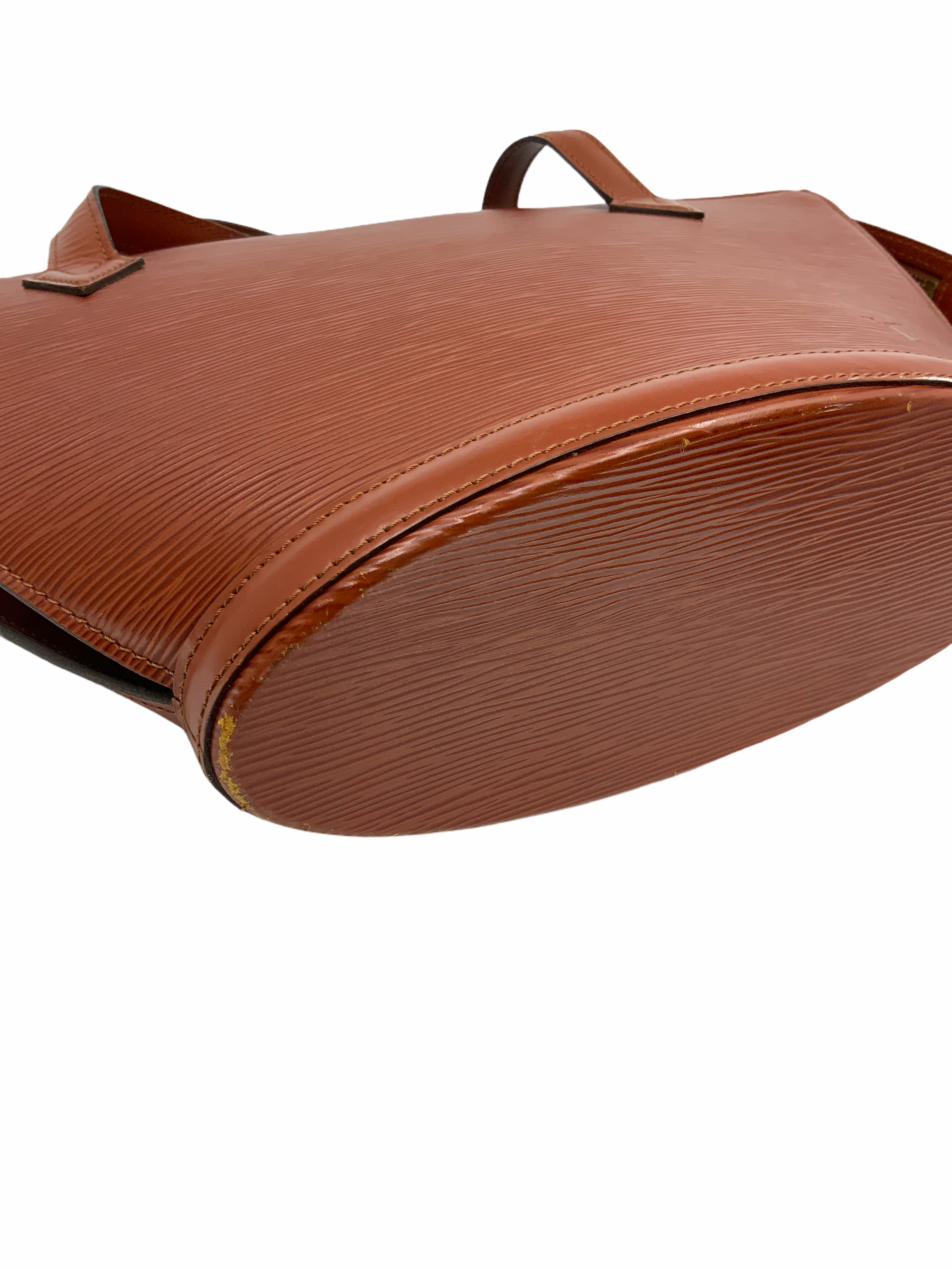 Authentic Louis Vuitton Epi Leather Saint Jacques PM Handbag - Luxury Leather Shoulder Bag for Women, Perfect for Work, Travel & Everyday Use