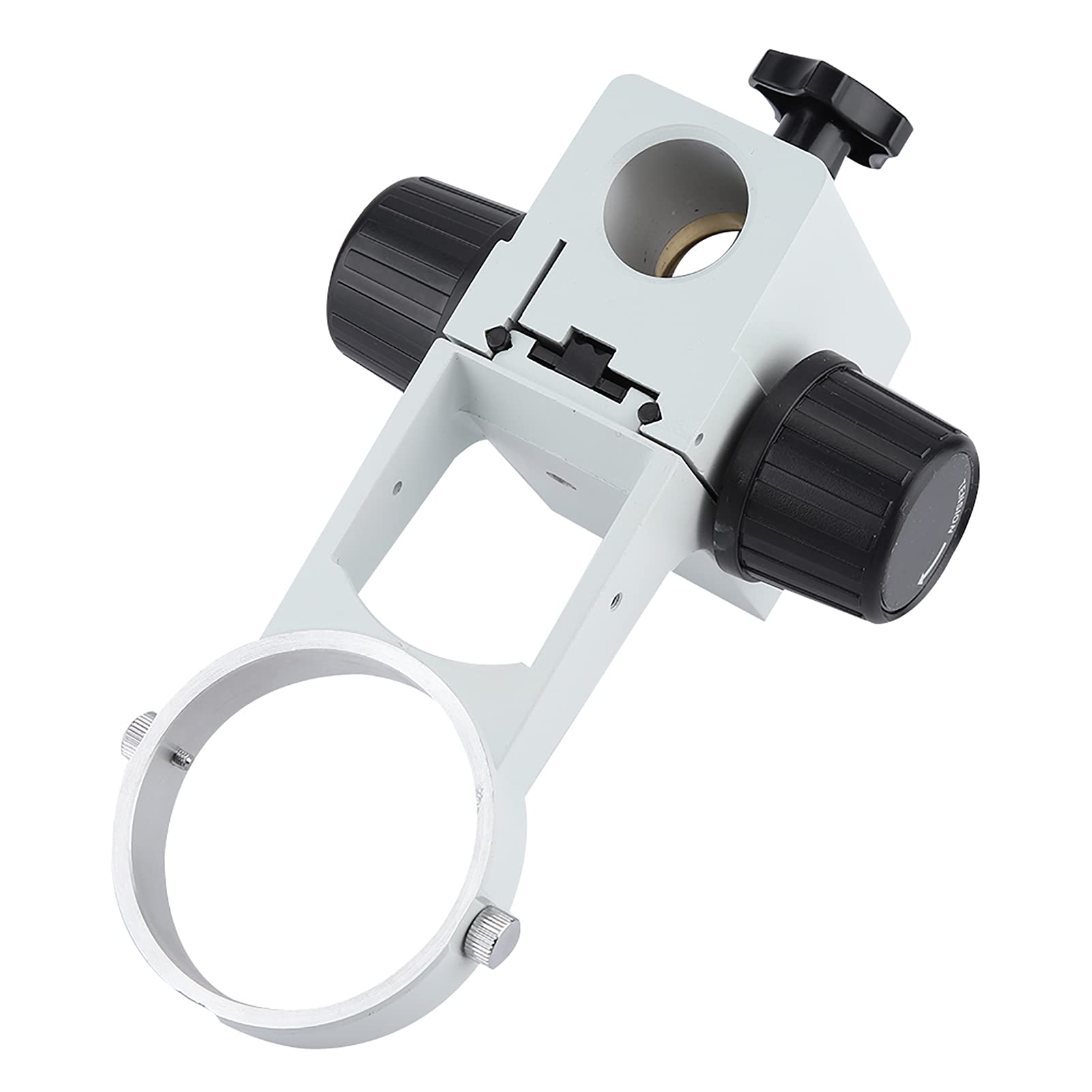 Adjustable Microscope Stand Holder with Bracket Lock - Stable Focusing Bracket for Microscopes - Perfect for Lab Research, Classroom Education & Scientific Observation