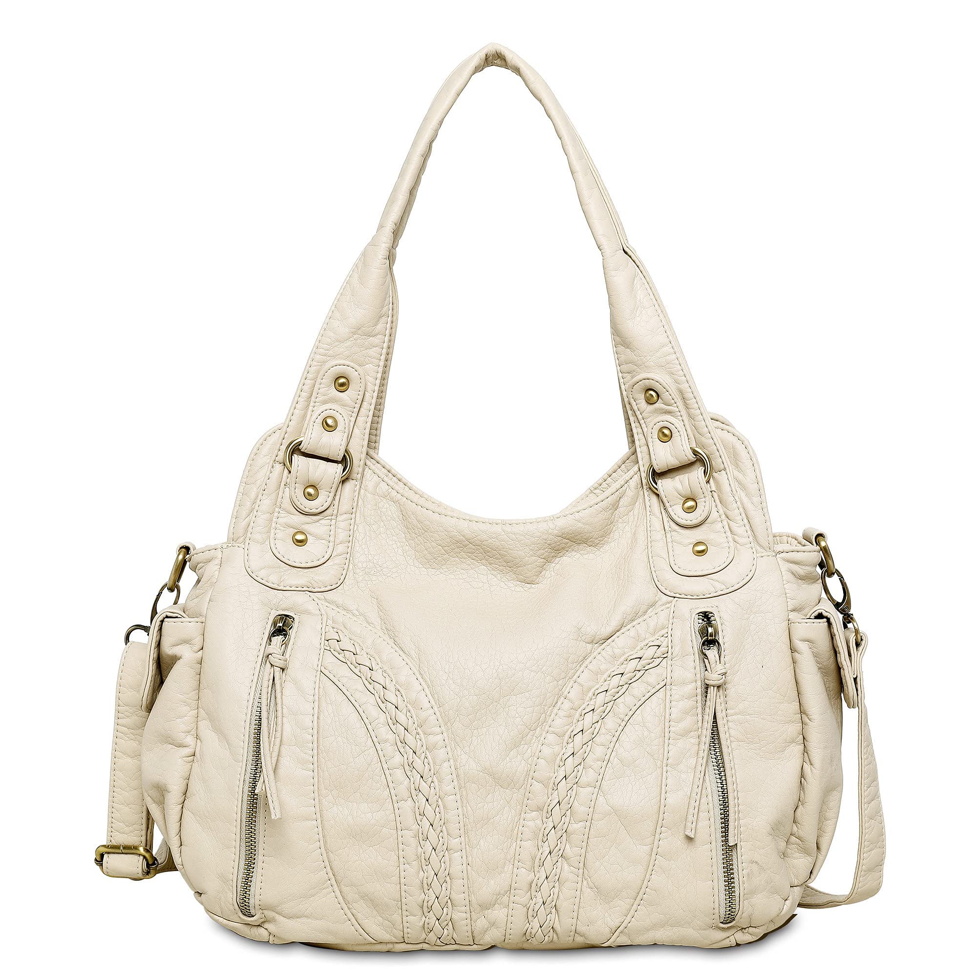 Montana West Leather Crossbody Bag for Women - Concealed Carry Purse for Daily Use