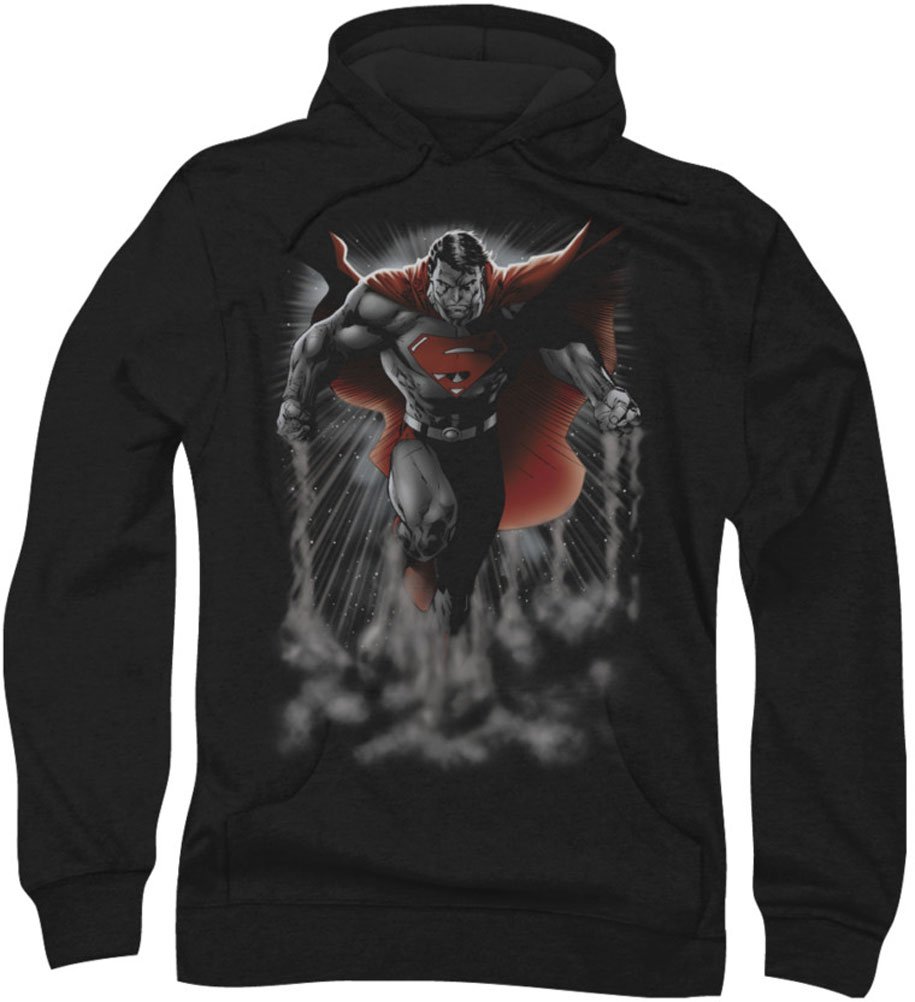 Superman Men's Above The Clouds Hoodie - Stylish Zip Up Sweatshirt for Casual Wear & Outdoor Activities | DC Comics Inspired Fashion