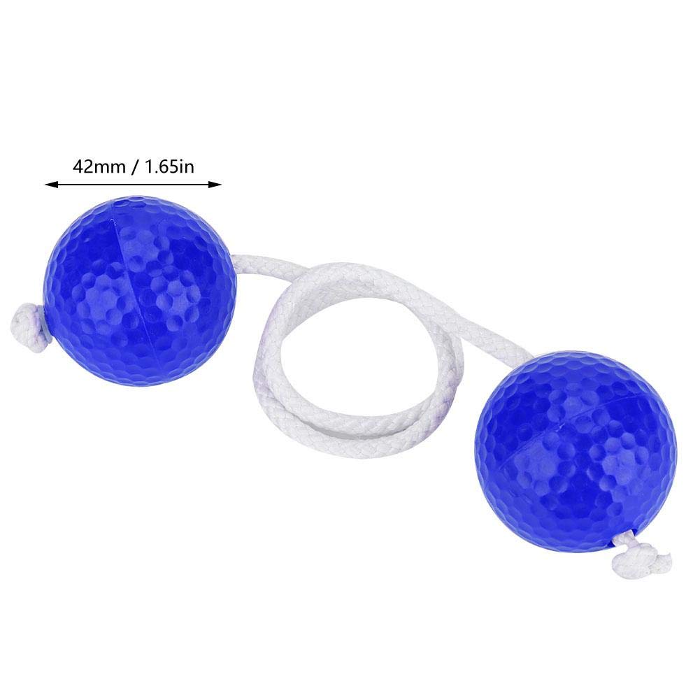 Dioche Ladder Balls Set - 3 Pairs of Toss Bolas with 2 Color Options (Blue) for Outdoor Lawn Games, Backyard Parties & Camping Activities