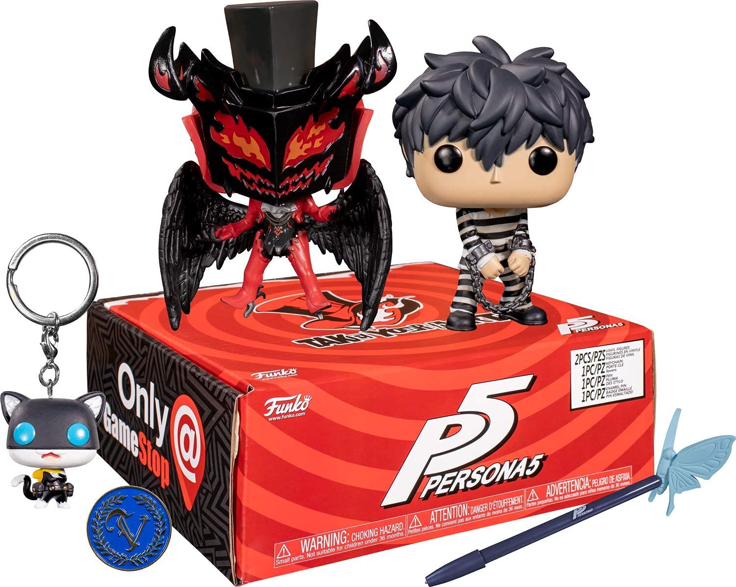 Funko POP! Persona 5 Collector's Box - Exclusive Arsene & Protagonist Vinyl Figures | Perfect for Anime Fans, Gaming Decor & Gift Ideas