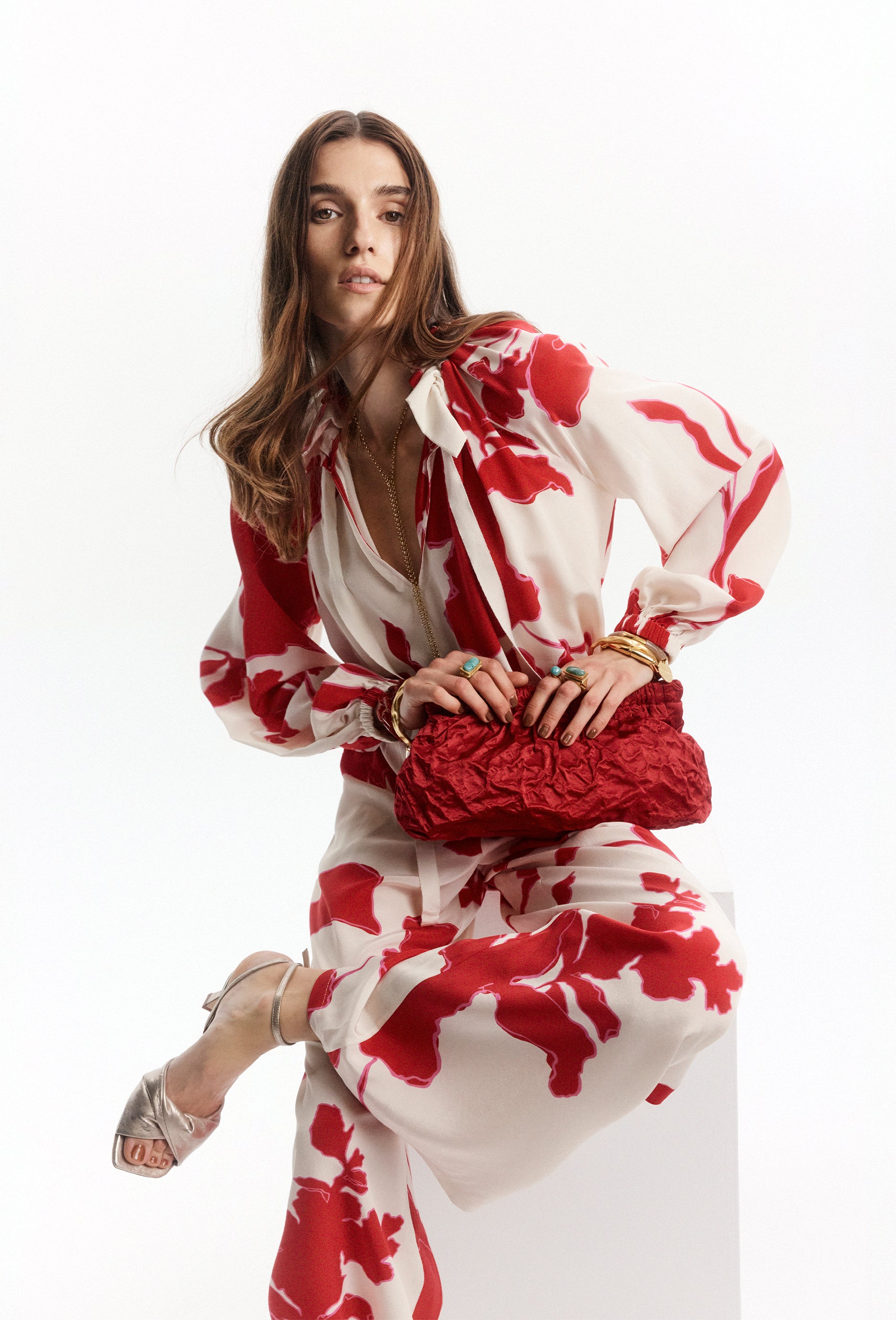 Husk Elora Blouse - Floral Print Women's Top for Casual Wear, Office & Date Night Outfits
