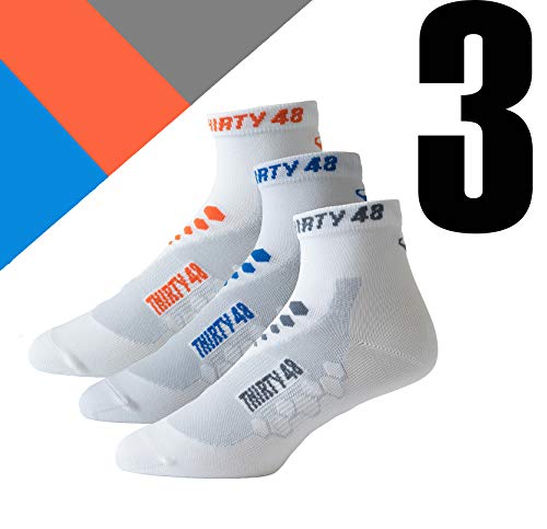 [3 Pairs] White Mixed Color