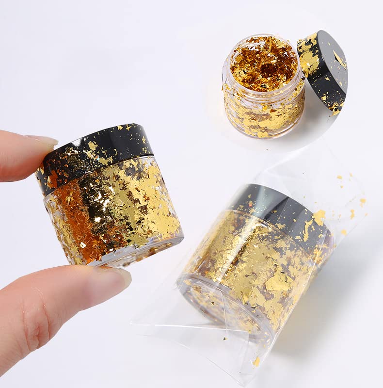 DIYOOHOMY 18 PCS Polymer Clay Cutters with Gold Foil - Geometric Circle Shape Tool Set for Making Clay Earrings & Jewelry - Perfect for DIY Crafts, Gift Making, and Home Decor Projects