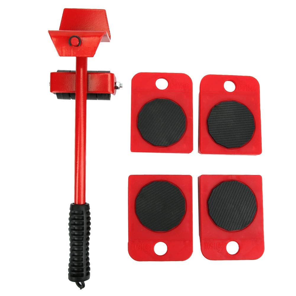 Fafeicy Heavy Duty Furniture Moving Tool with Thick Rolling Wheels - Furniture Sliders Kit for Sofa, Bed, Refrigerator & Heavy Objects - Perfect for Home, Office & Moving Day